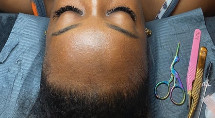 Close-up of precision lash tools at Visage the Look, Saint Michael, Saint Michael, BB.