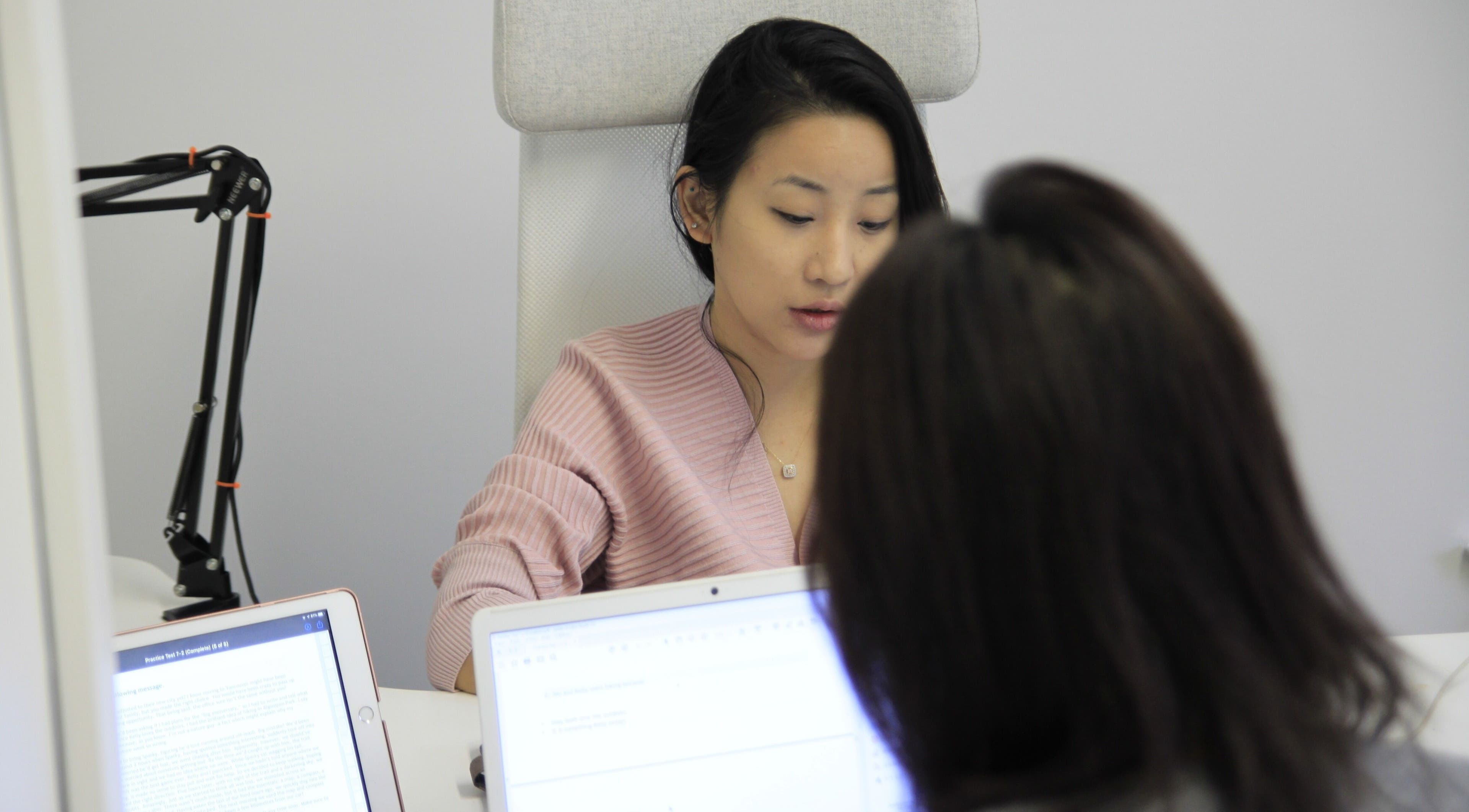 Consultation session at Nohproblem Immigration and Education Consulting, Vancouver, British Columbia, CA.