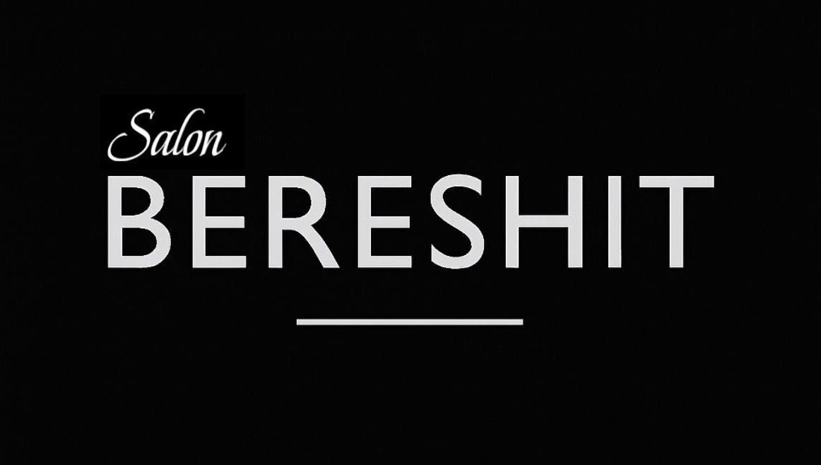 Logotipo de Salon BERESHIT en Banfield, Provincia De Buenos Aires, AR, con diseño moderno sobre fondo negro.