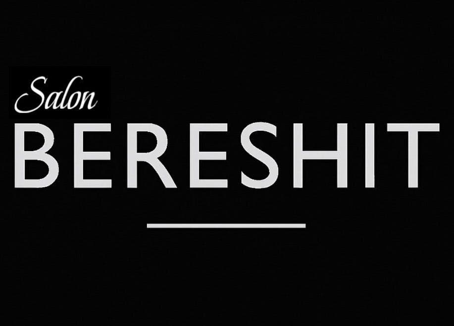 Logotipo de Salon BERESHIT en Banfield, Provincia De Buenos Aires, AR, con diseño moderno sobre fondo negro.