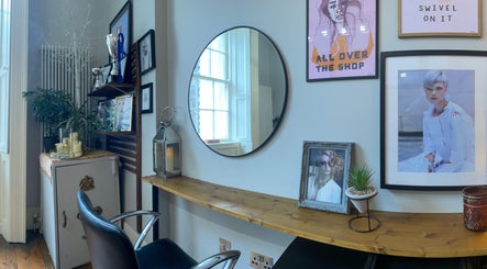 Elegant salon decor with modern styling at The Hair Artist, Dublin, County Dublin, IE.