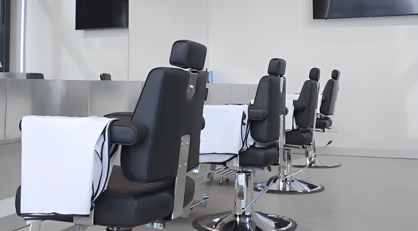 Modern salon chairs at Studio Zero Footscray, Melbourne, Victoria, AU, offering premium wellness experiences.