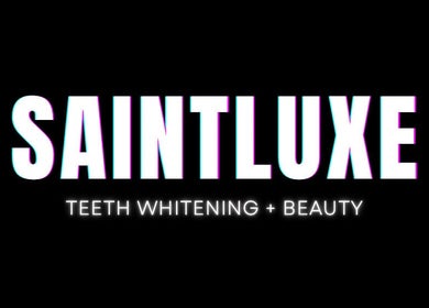 SAINTLUXE BEAUTY logo in Melbourne, Victoria, AU with focus on teeth whitening and beauty.