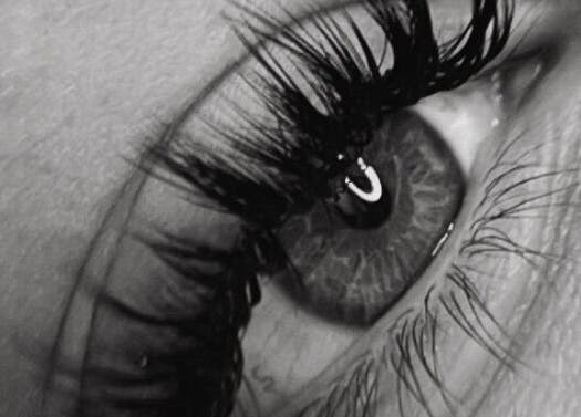 Close-up of detailed eyelashes at Aesthetic Atelier, Crawley, England, GB, showcasing beauty services.