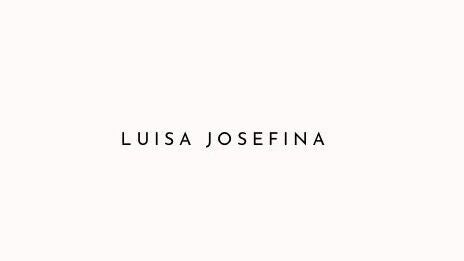 BY LUISA JOSEFINA