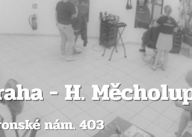 Interiér salonu STŘIHOMAT - Veronské nám. 403, Praha 15, Hlavní Město Praha, Hlavní Město Praha, CZ.