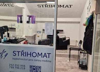Vstup do salonu Střihomat - Radlicka 298/105, Praha 5, Hlavní Město Praha, CZ.