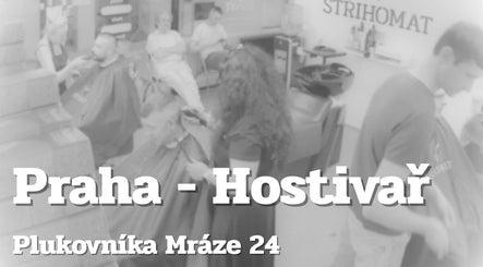 Interiér salonu Střihomat na adrese Plukovníka Mráze 24, Praha 15, Hlavní Město Praha, CZ.