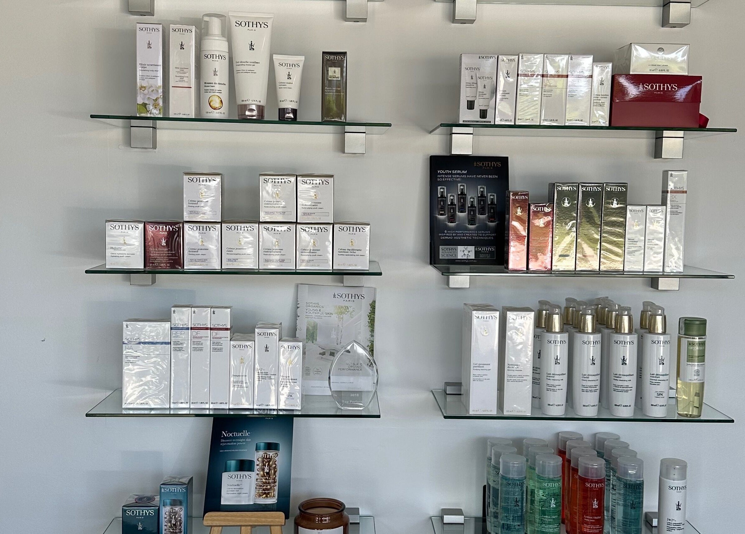 Skinplus beauty products display at Pymble, New South Wales, AU featuring premium skincare items.