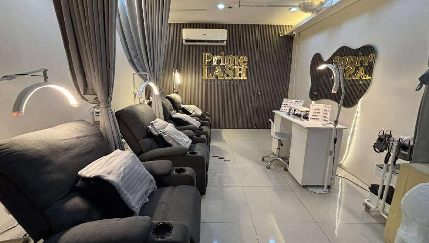 Relaxing interior of PrimeLash - Taft Avenue Branch, Manila, Metro Manila, PH with cozy seats and elegant decor.