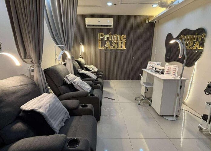 Relaxing interior of PrimeLash - Taft Avenue Branch, Manila, Metro Manila, PH with cozy seats and elegant decor.