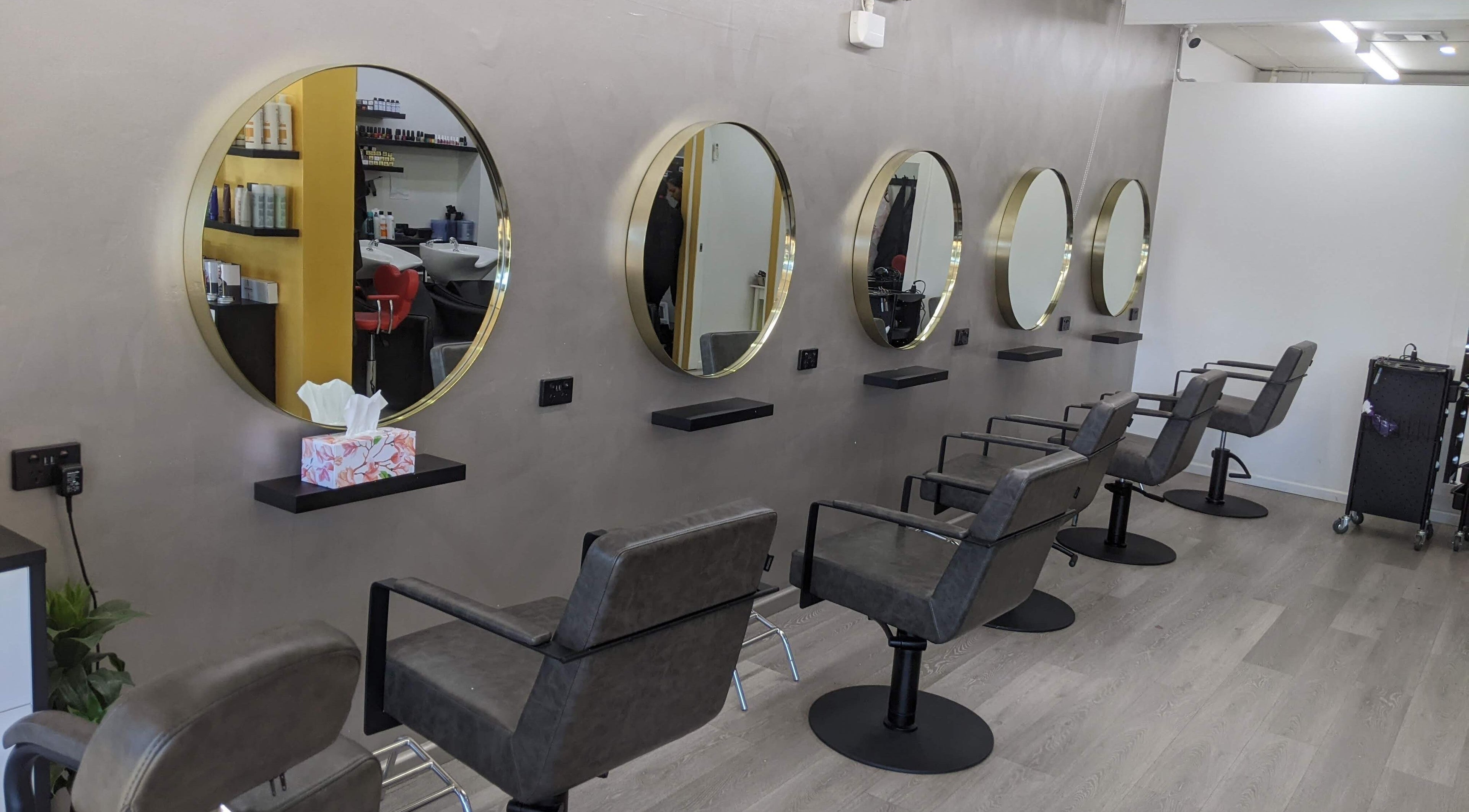 Elegant salon interior at Clip Cut 14 Hair and Beauty Salon, Walkerville, South Australia, AU.