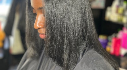 Glossy hair treatment at Luxury Hair Therapy, Chicago Ridge, Illinois, US.