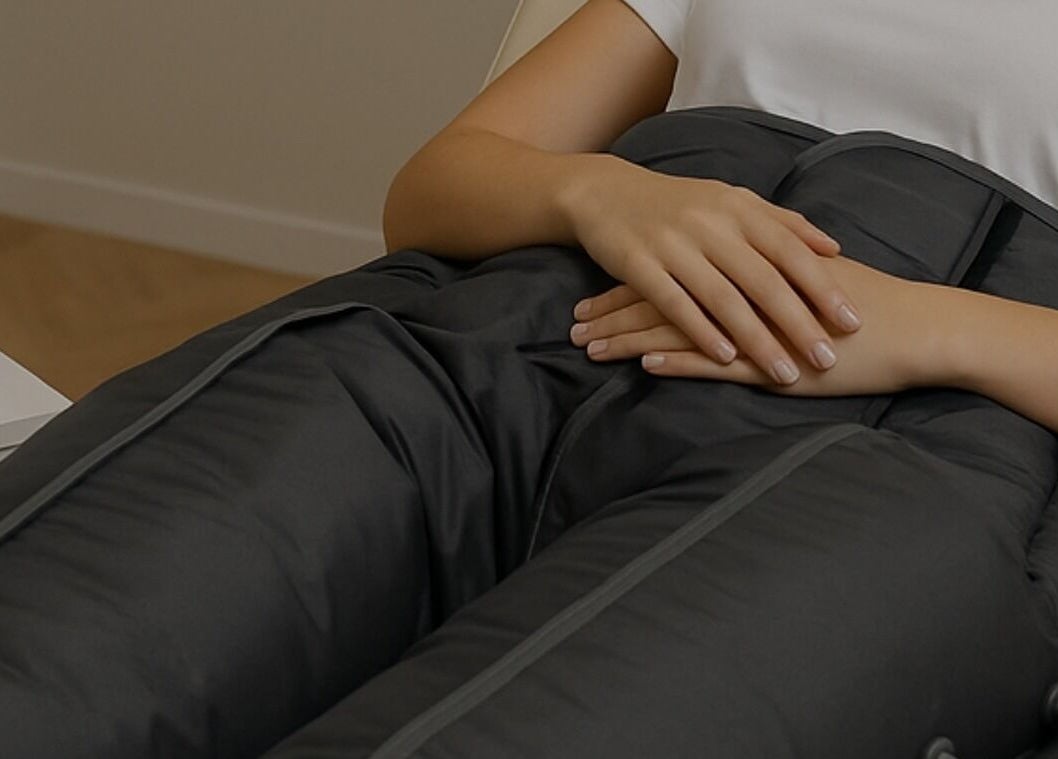 Comfortable compression therapy at Sculpt Spa Maroubra in Sydney, New South Wales, AU.