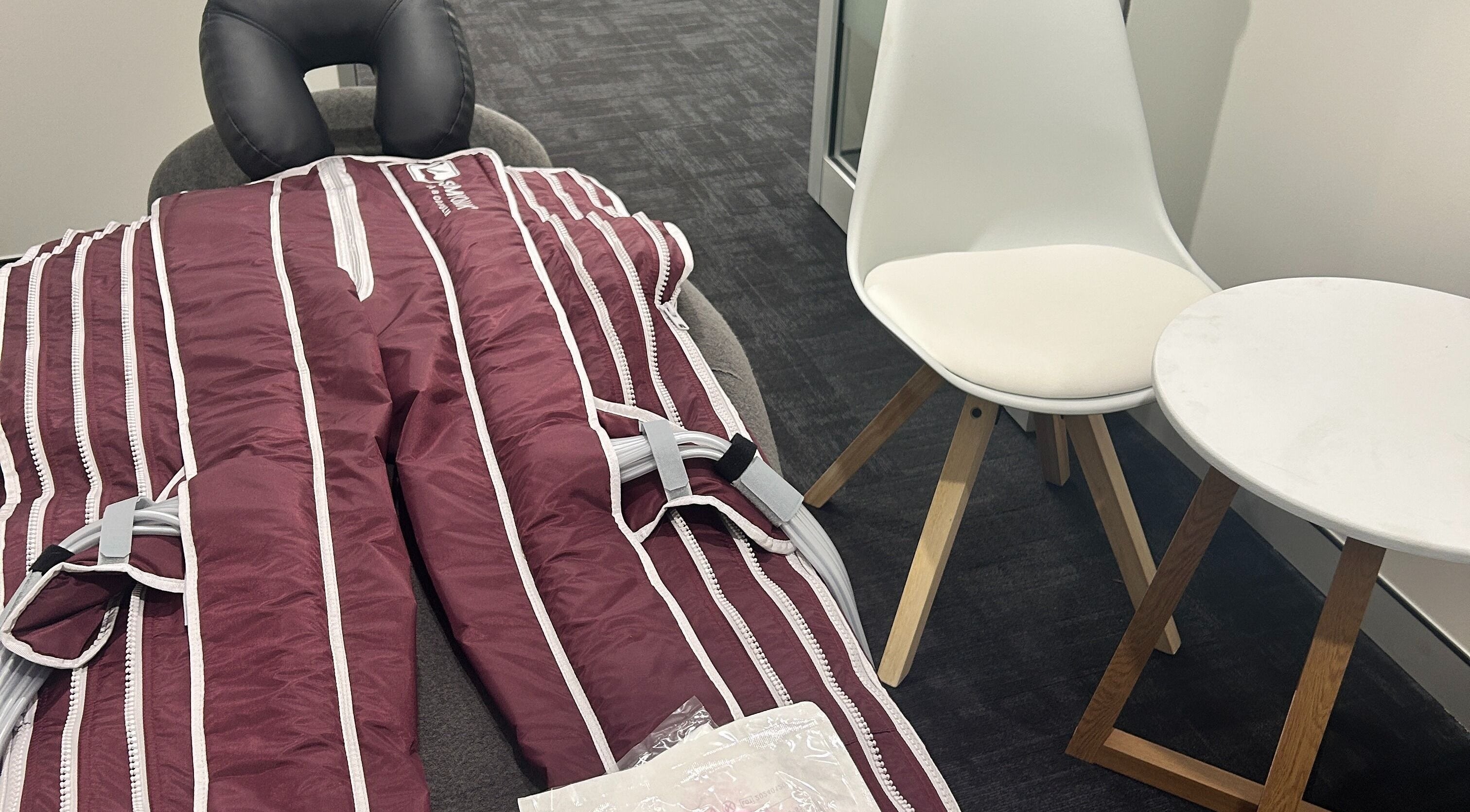 Massage chair and equipment at Sculpt Spa Canberra, Belconnen, Australian Capital Territory, AU.