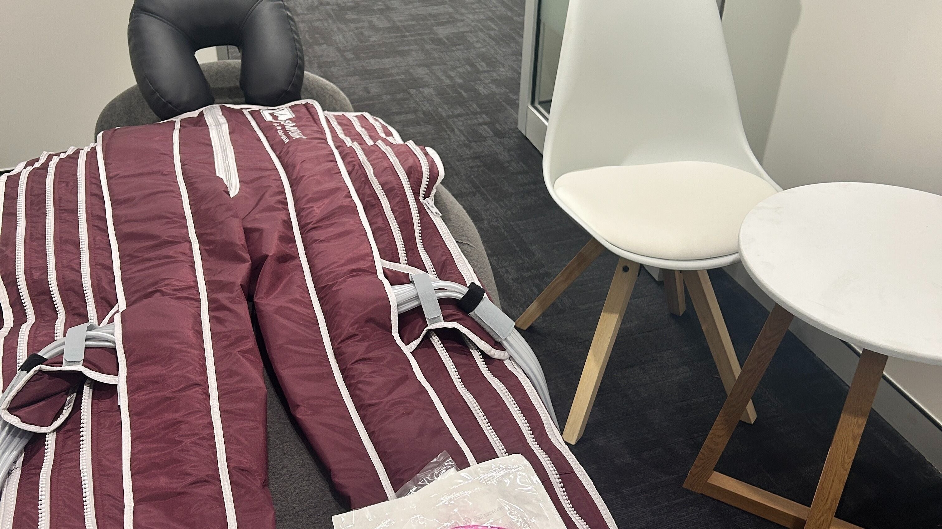 Massage chair and equipment at Sculpt Spa Canberra, Belconnen, Australian Capital Territory, AU.