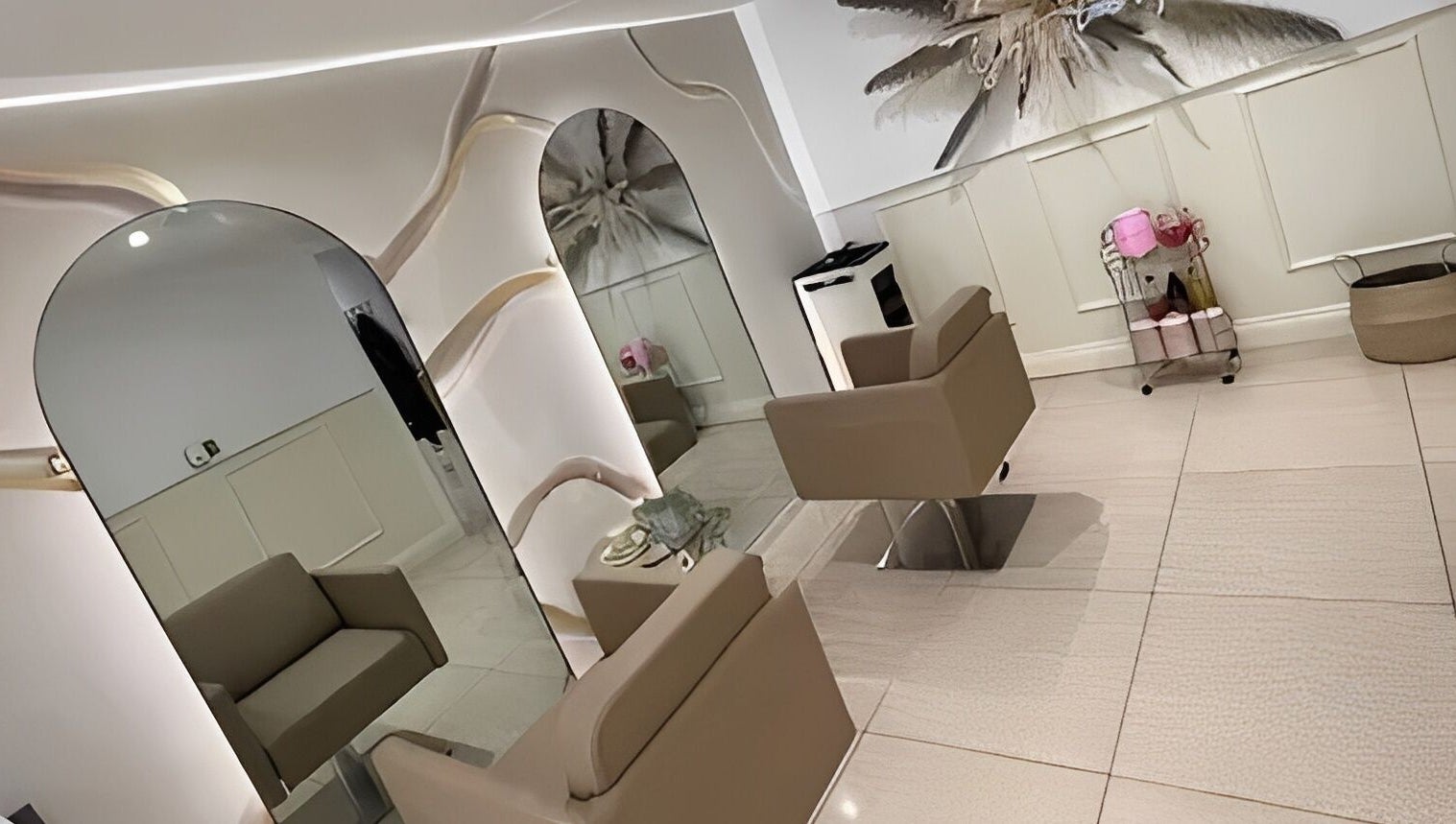 Stylish salon interior at Blond. in Douglas, Douglas, IM featuring modern design and chic decor.