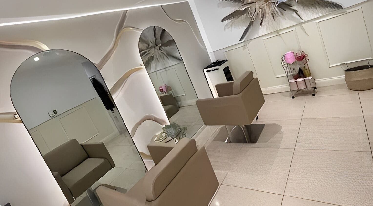 Stylish salon interior at Blond. in Douglas, Douglas, IM featuring modern design and chic decor.