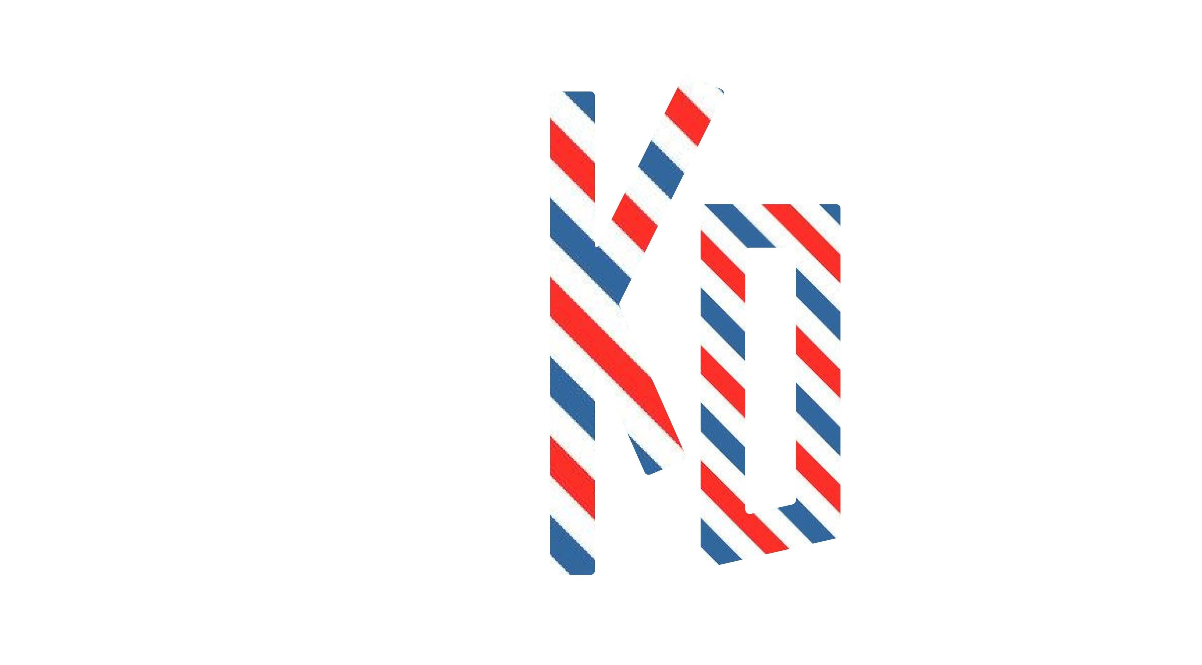 Patrón de rayas de barbería en La Cueva Blackout, Caracas, Miranda, VE.