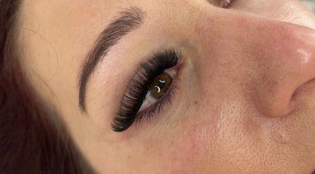 Close-up of expertly applied eyelashes at Daisy Doll Beauty, Randburg, Gauteng, ZA enhancing eye appeal.