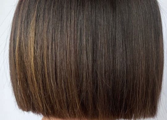 Sleek bob haircut at CHiLL CULT by Santana Lantuch in London, England, GB. Perfectly modern and stylish.