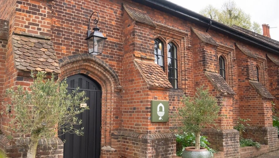 Historic brick facade of Rejuvenate by Janka in Hatfield, England, GB, exudes timeless elegance.
