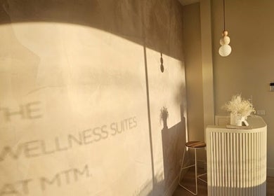 Calm and inviting corner at Exhale Holistic Skin, Bentleigh East, Victoria, AU, with soft sunlight and decor.