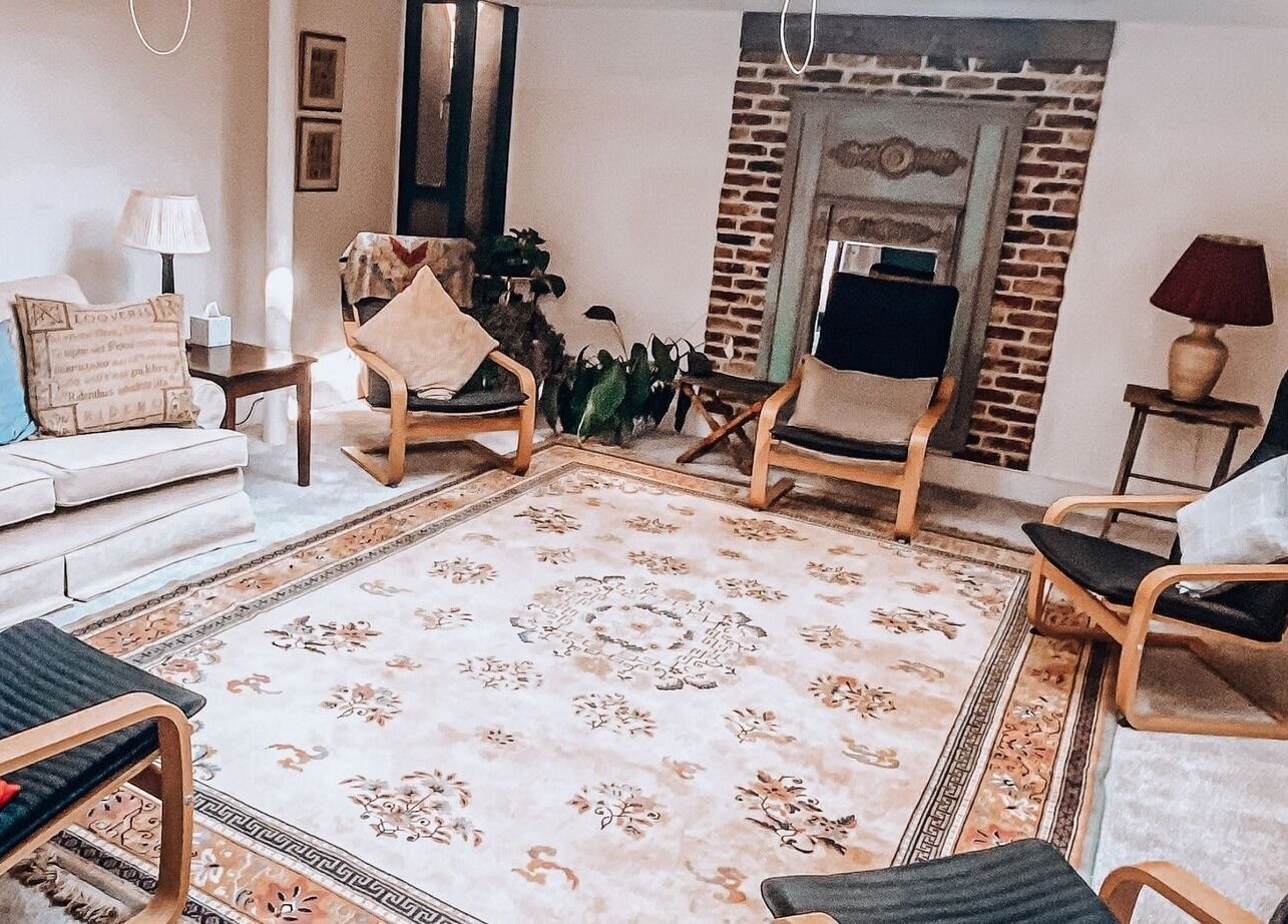 Comfortable seating and decor at Colette Osteopathy at The Practice Rooms, Bristol, England, GB.