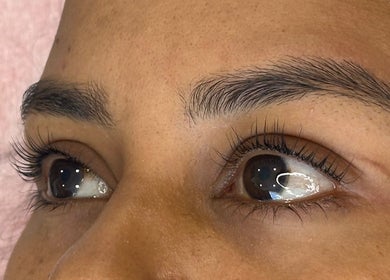 Enhanced lashes at Girl On Fire Beauty in Taylor, Australian Capital Territory, AU.