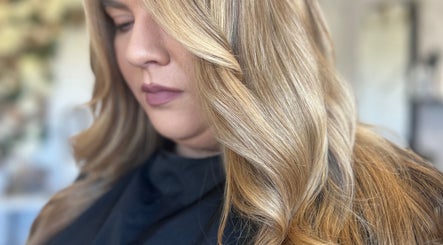 Blonde hair with soft waves styled at Refine Hair and Beauty, Plymouth, England, GB.