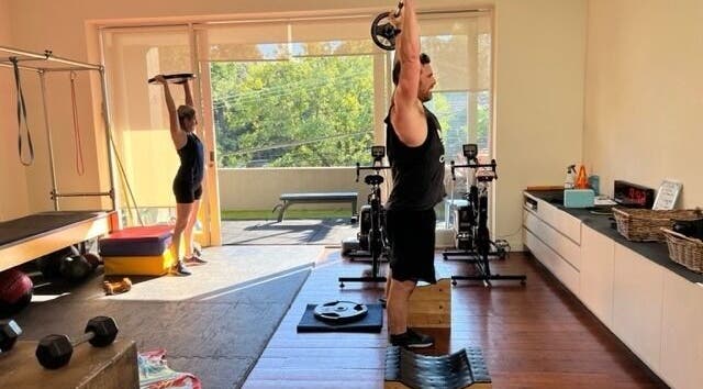 Individuals engaging in strength training at Biohacking Melbourne, Melbourne, Victoria, AU.