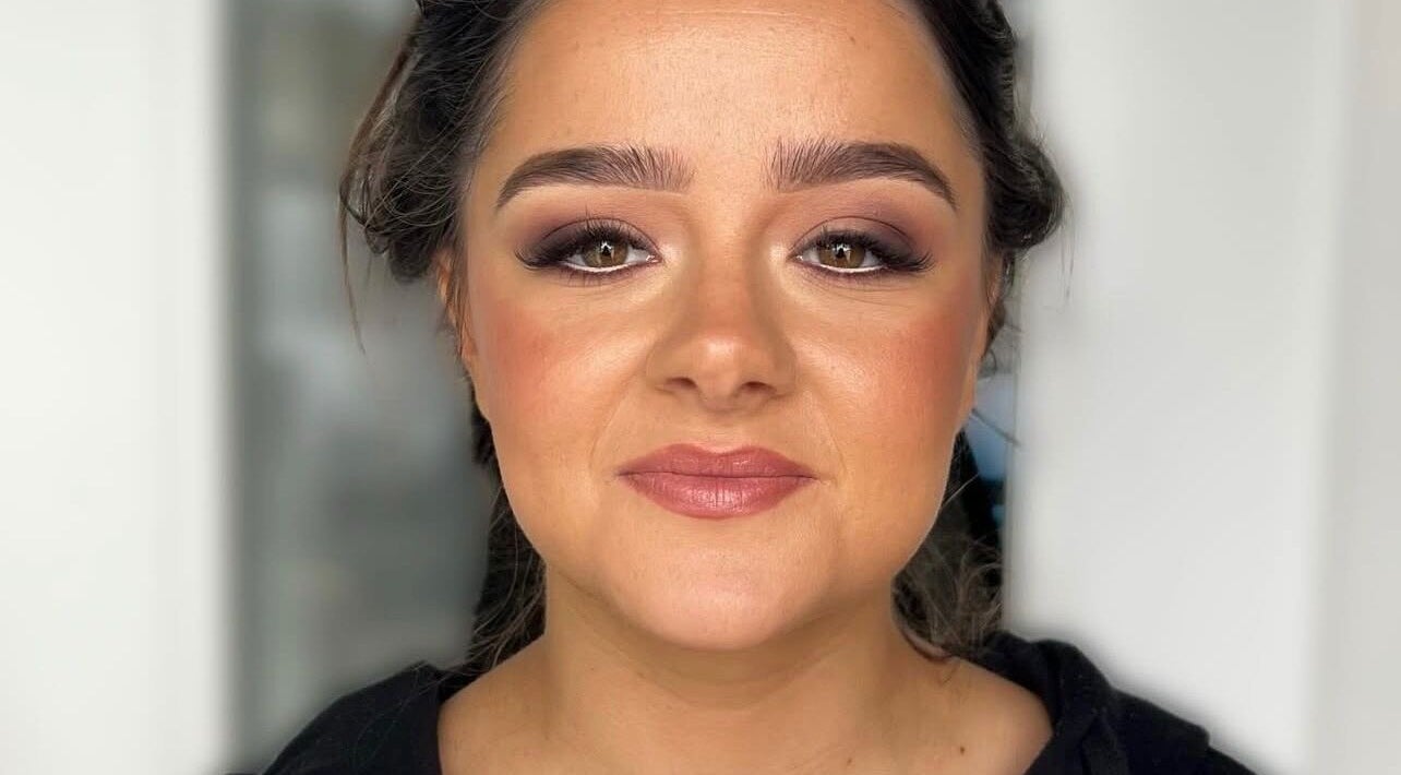 Flawless makeup look by Hollie Garrigan MUA in Dublin 22, IE, showcasing expertly applied glam eyes.
