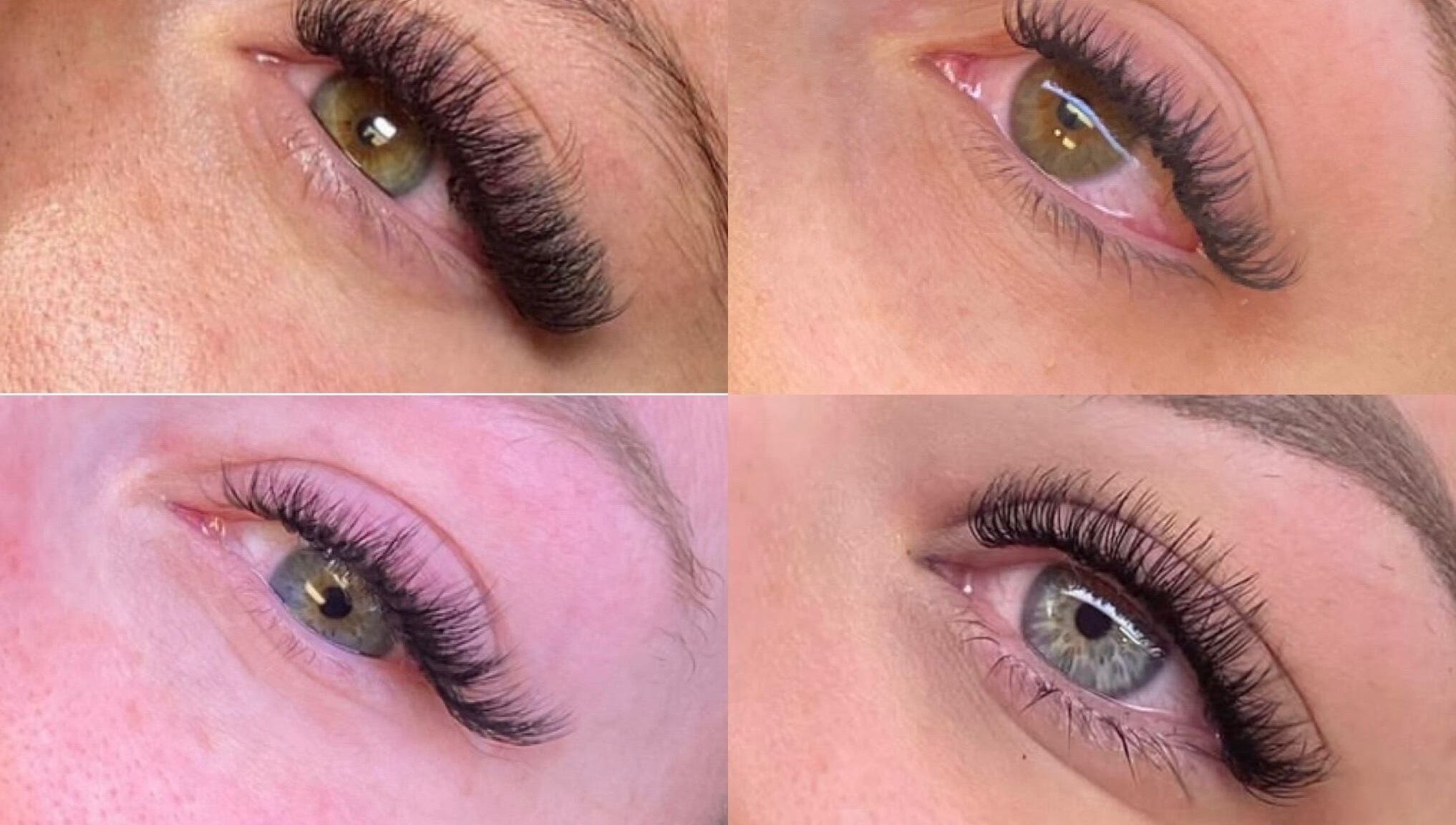 Eyelash extensions at The Beauty Collective • Samy Craig, O'fallon, Missouri, US, showcasing lush, voluminous lashes.
