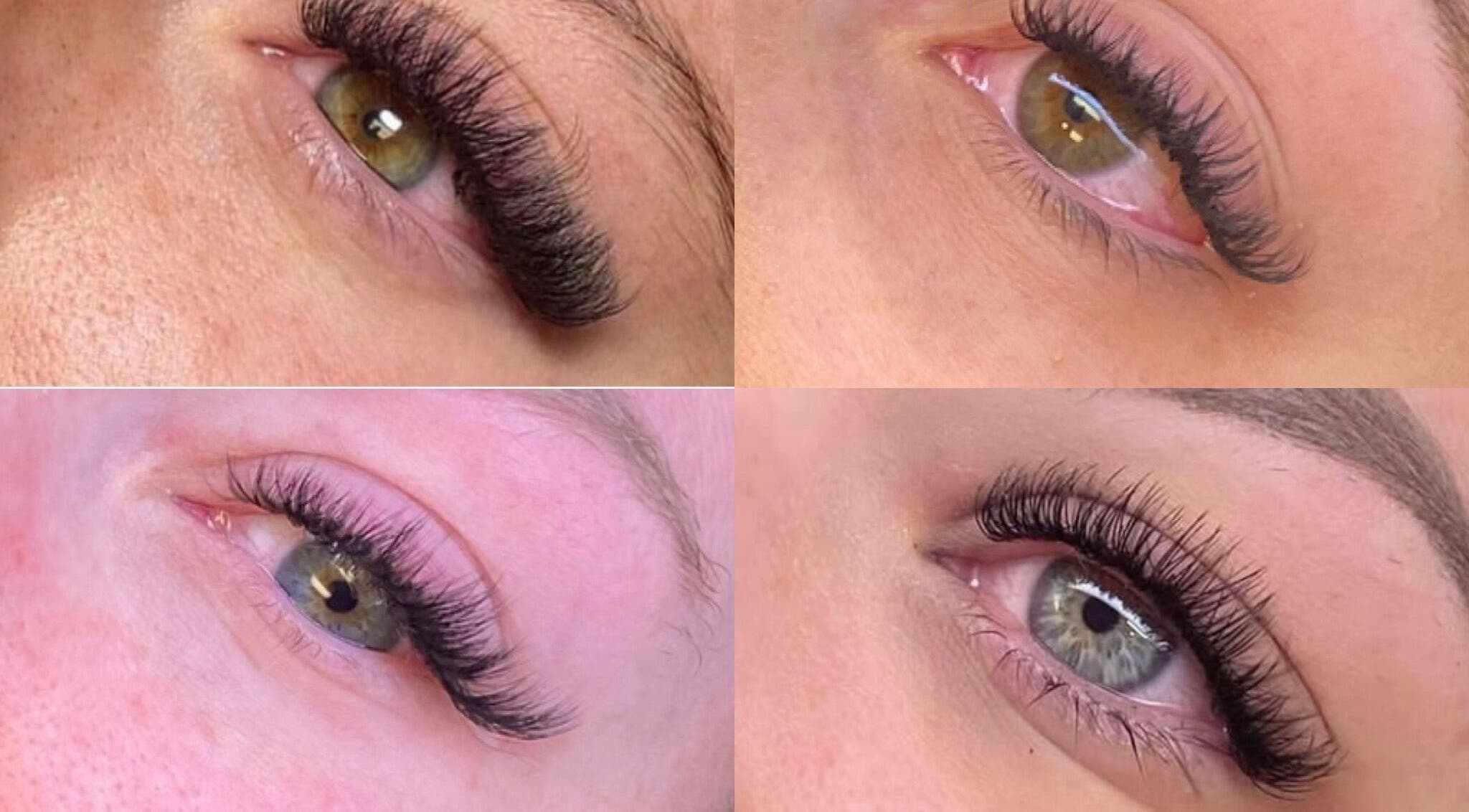 Eyelash extensions at The Beauty Collective • Samy Craig, O'fallon, Missouri, US, showcasing lush, voluminous lashes.