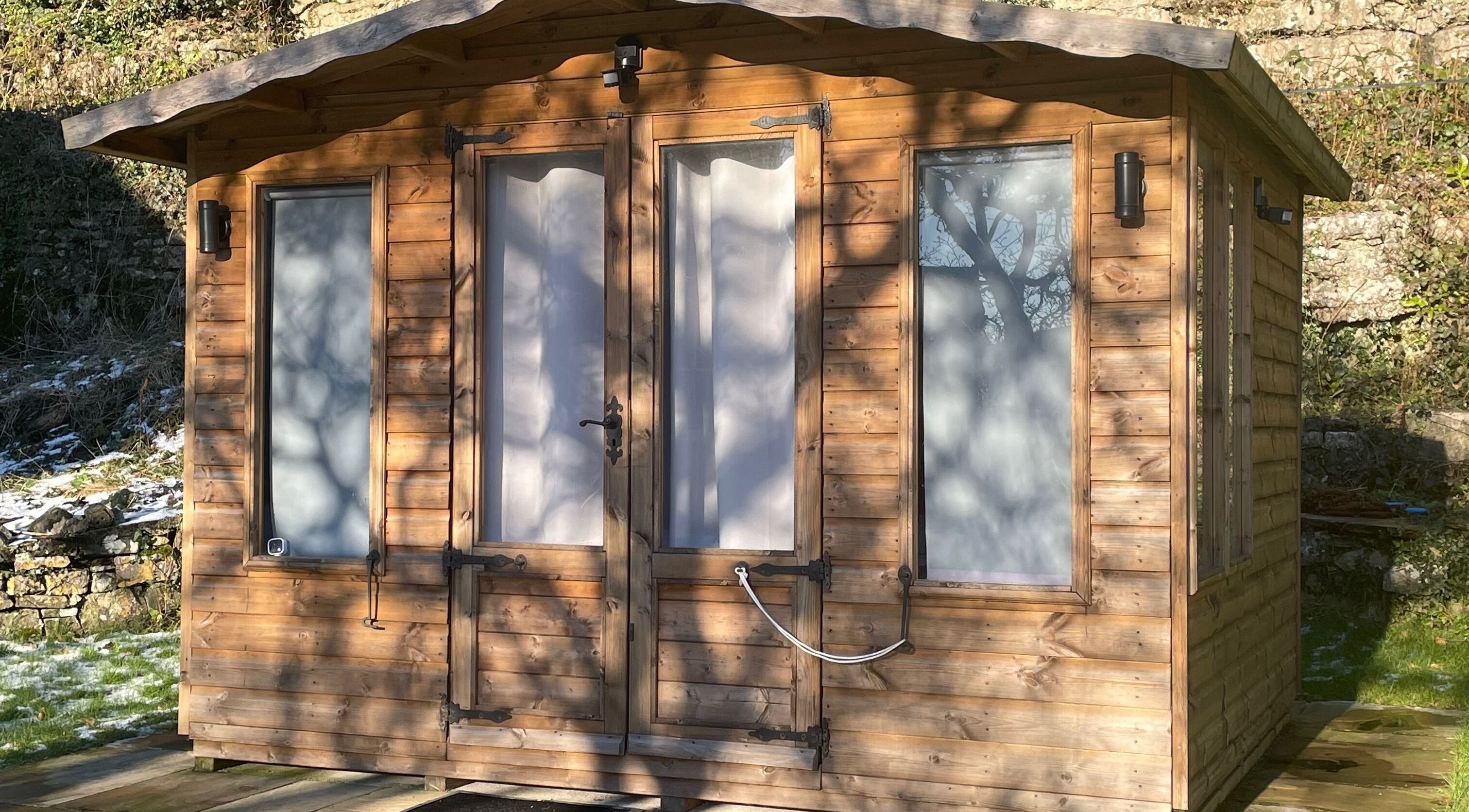 Cozy wooden cabin at Martindale Nails, Kendal, England, GB, surrounded by nature, offering a tranquil retreat.
