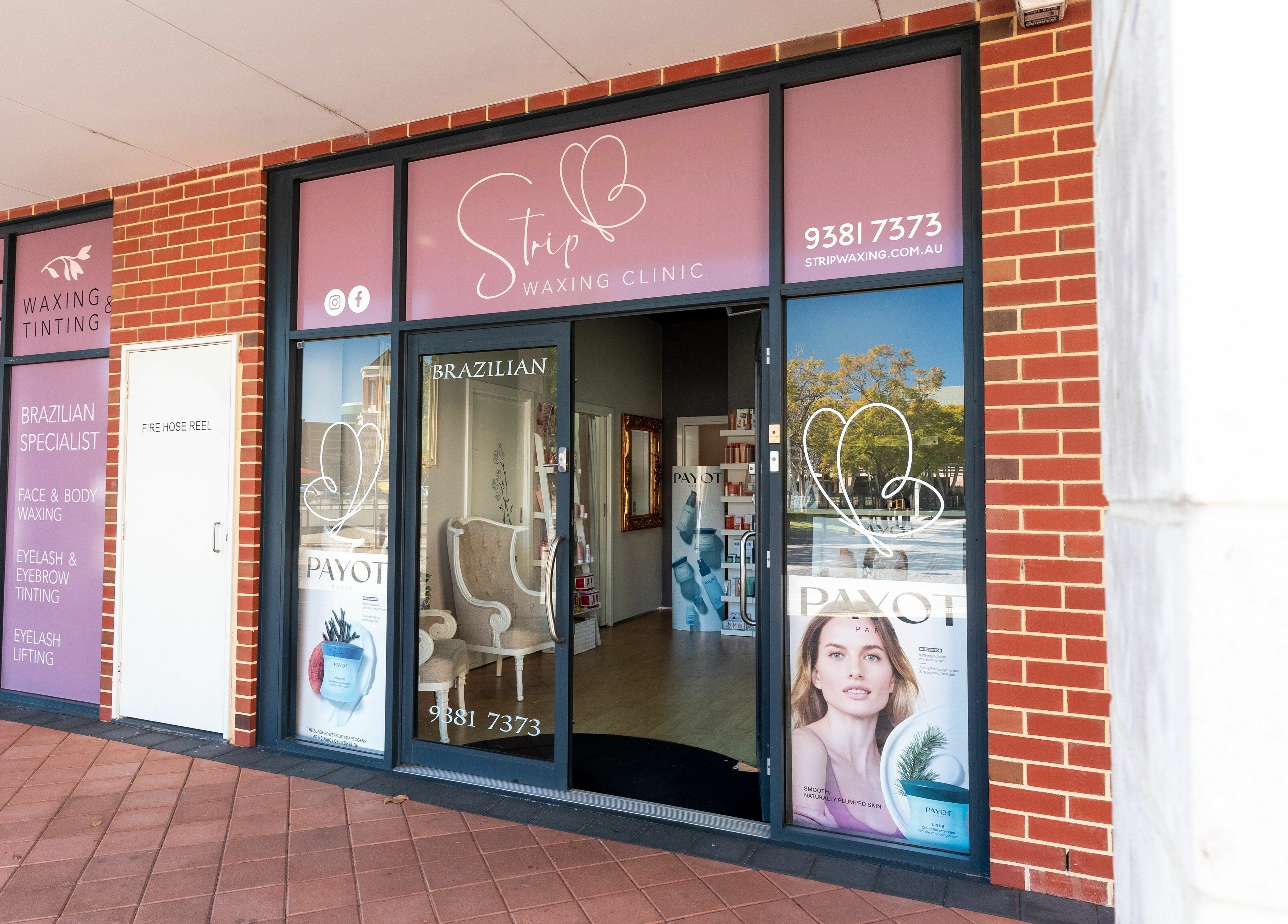 Front view of Strip Womens Waxing Clinic in Subiaco, Western Australia, AU with modern and welcoming design.