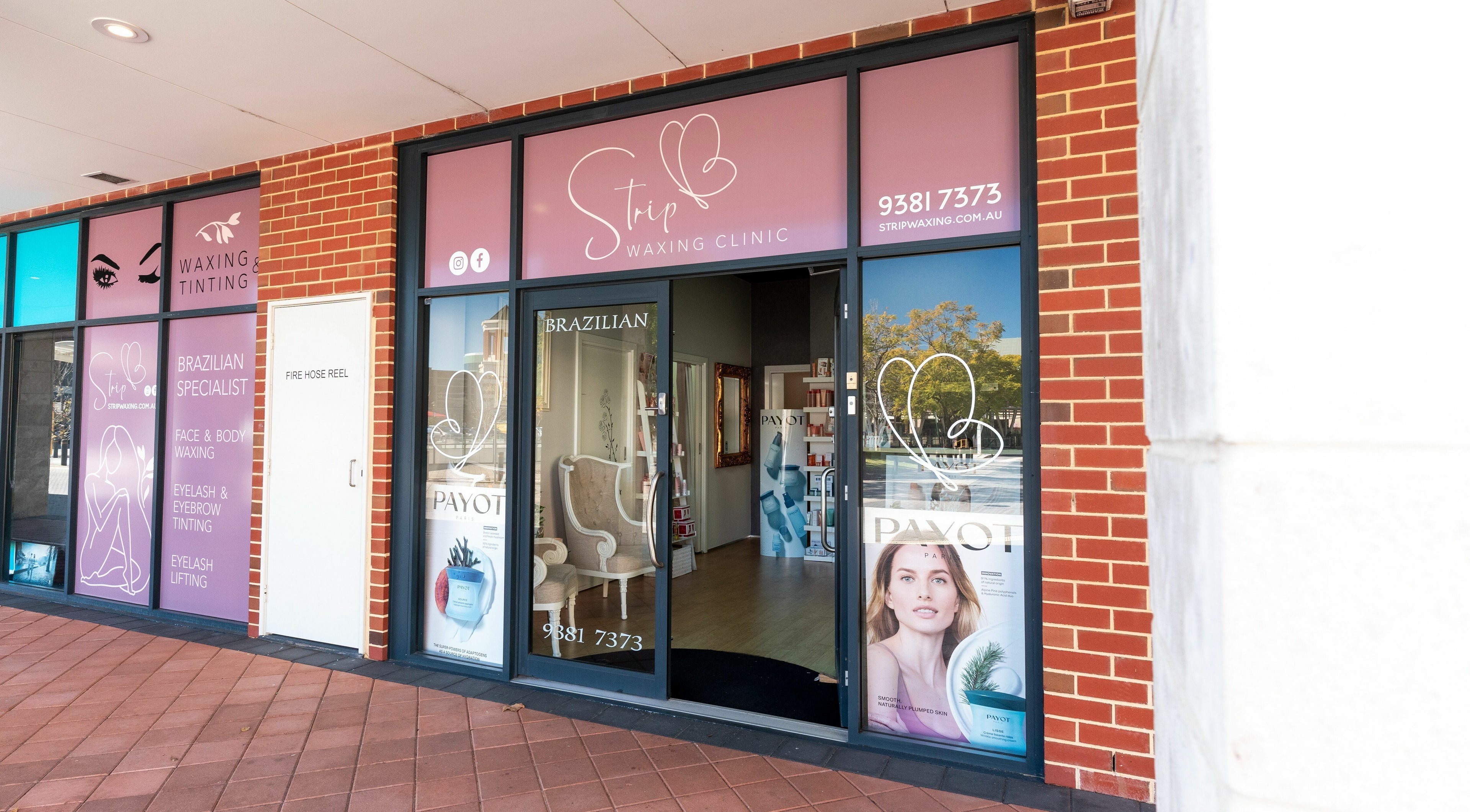 Front view of Strip Womens Waxing Clinic in Subiaco, Western Australia, AU with modern and welcoming design.