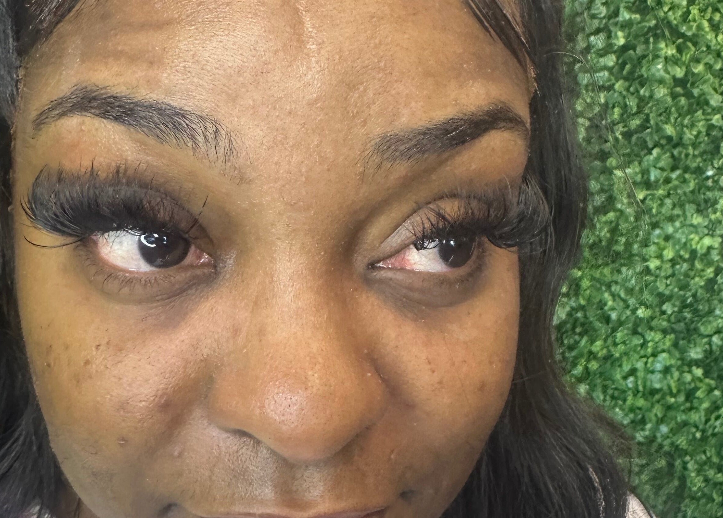 Lash extension close-up at Comfy Lux Lash in Fountain Inn, South Carolina, US.