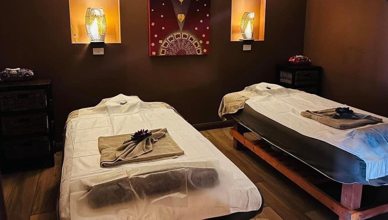 Peaceful massage room at Sabai Jai Therapeutic Massage and Spa Shellharbour City Centre, New South Wales, AU.