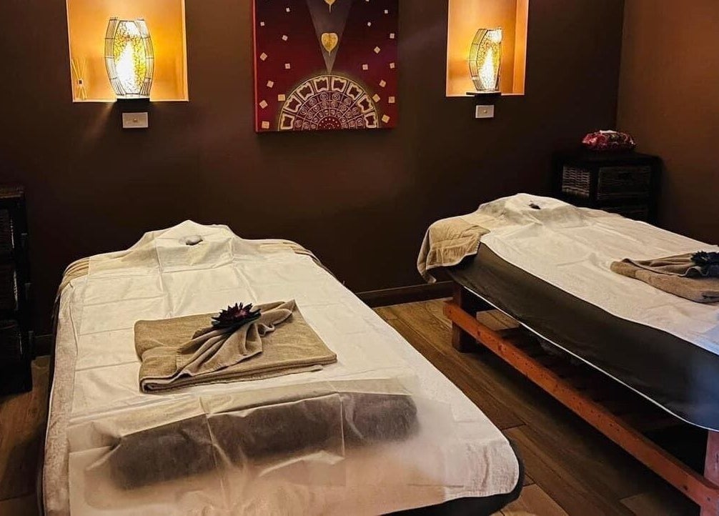Peaceful massage room at Sabai Jai Therapeutic Massage and Spa Shellharbour City Centre, New South Wales, AU.