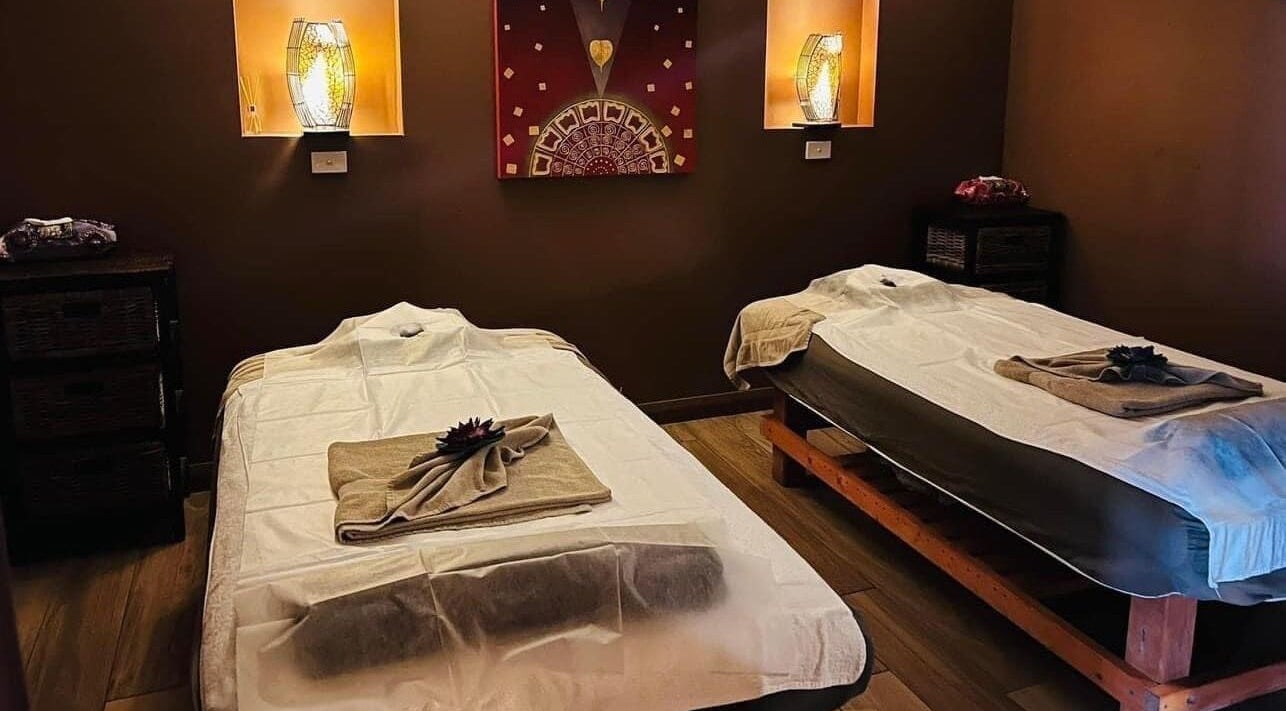 Peaceful massage room at Sabai Jai Therapeutic Massage and Spa Shellharbour City Centre, New South Wales, AU.