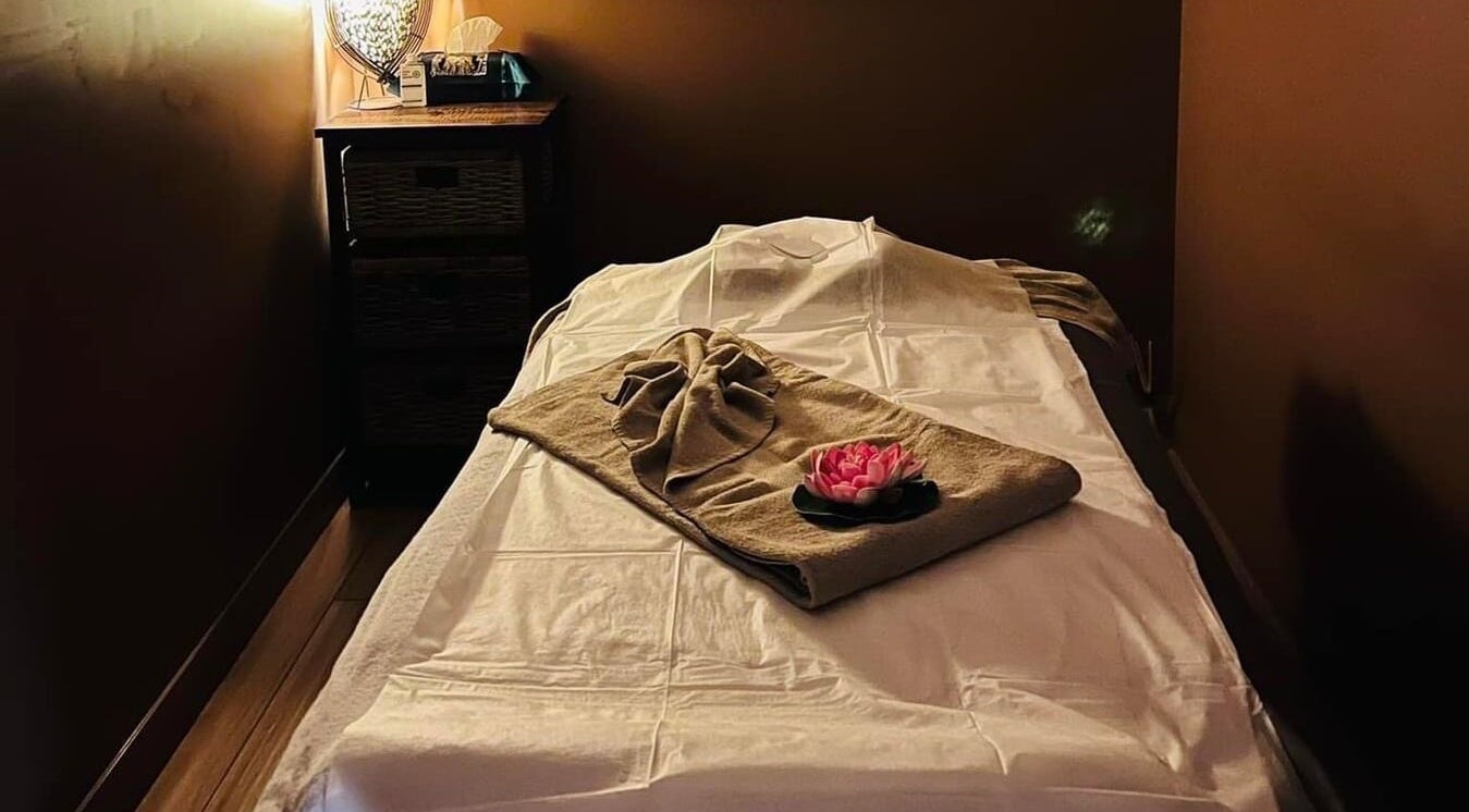 Tranquil massage room at Sabai Jai Therapeutic Massage and Spa Shellharbour City Centre, New South Wales, AU.