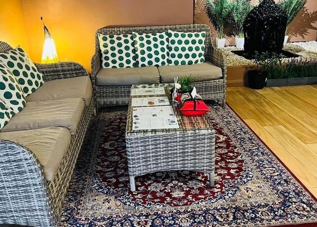 Lounge area at Sabai Jai Therapeutic Massage and Spa Shellharbour City Centre, Shellharbour City Centre, New South Wales, AU.