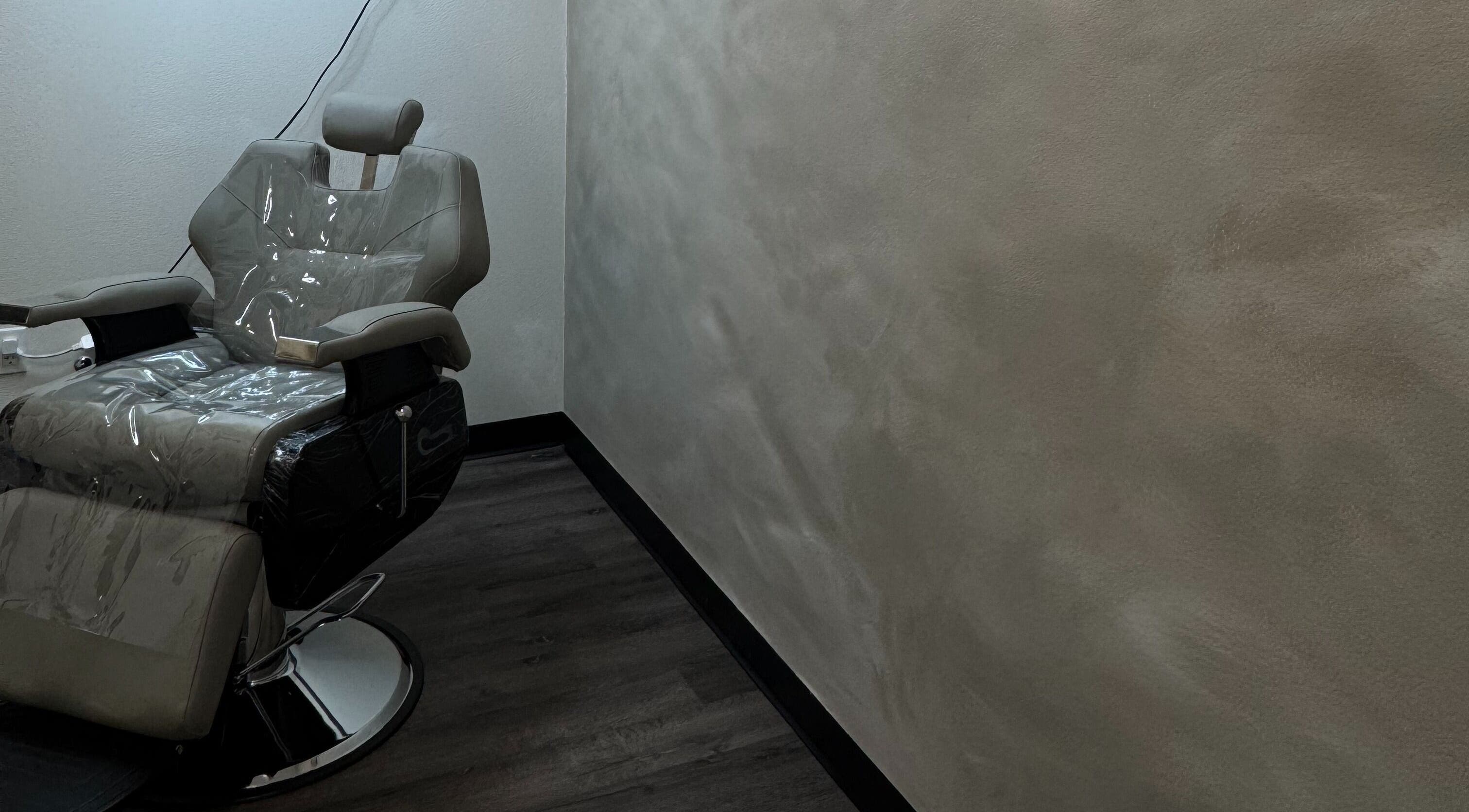 Comfy salon chair at Bella Vida Los Angeles, Inglewood, California, US, enhancing client relaxation.
