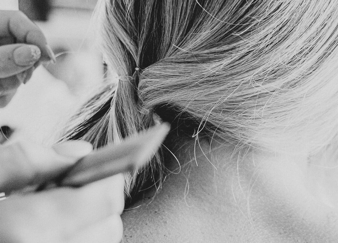 Détail d'une coiffure tressée chez Anoukweiss.Hair à Bourg-saint-maurice, Auvergne-rhône-alpes, FR.