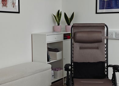 Comfortable chair and decor in LG Holistic, Limerick, County Limerick, IE.