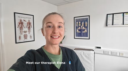 Therapist Elena at LGholistic clinic, Limerick, IE in a welcoming therapy room.