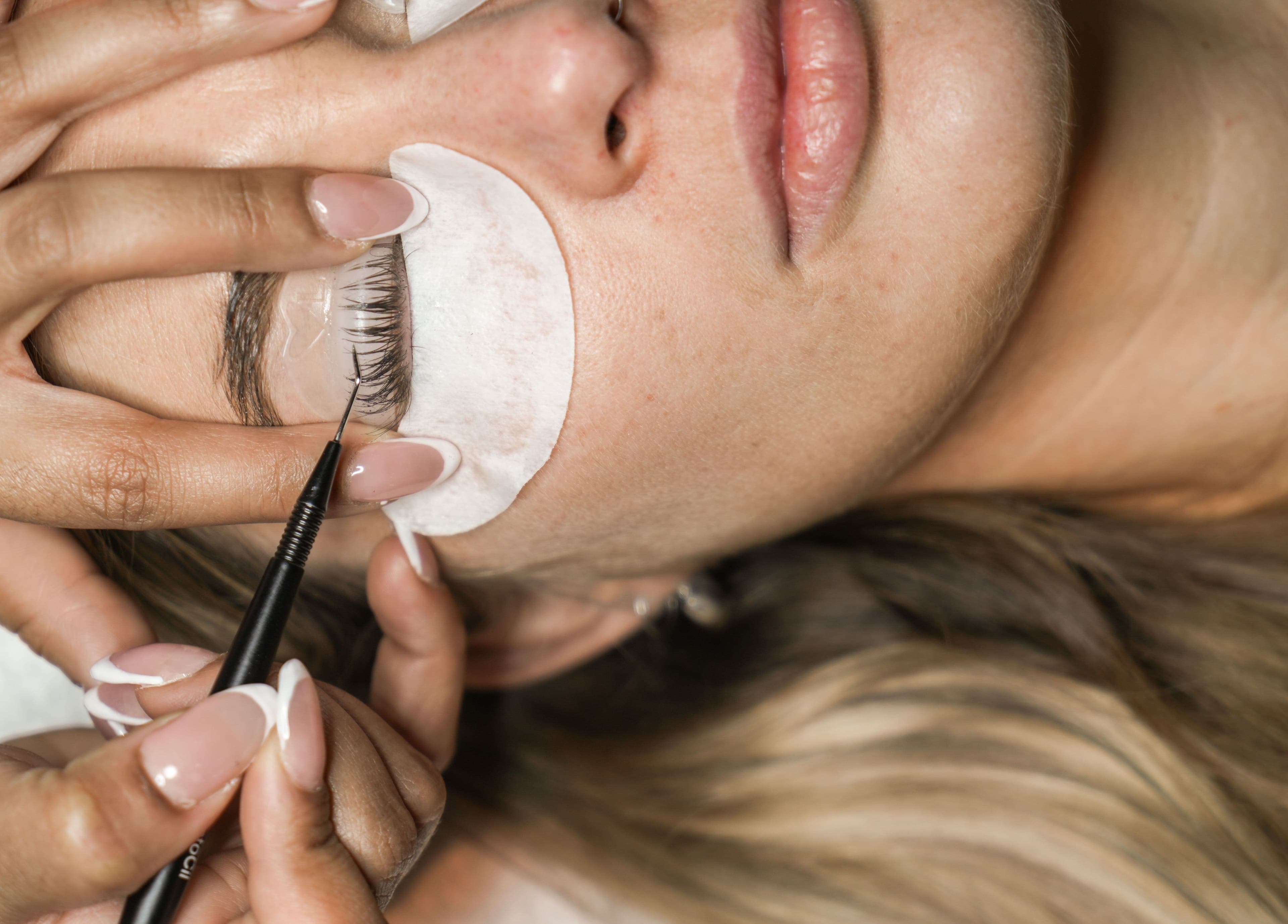 Eyelash extension service at Novaderm Aesthetics, Cape Town, Western Cape, ZA enhancing lashes.