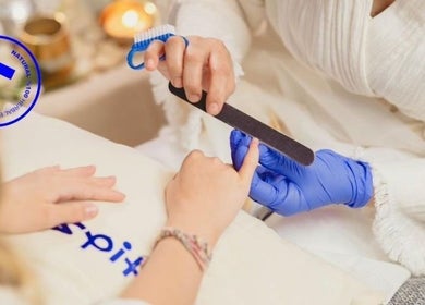 Professional manicure at Respite Care & Spa | Home Services, الرياض, منطقة الرياض, SA.