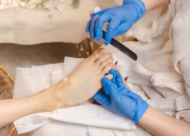 Professional pedicure at Respite Care & Spa | Home Services, الرياض, منطقة الرياض, SA, offering relaxation.